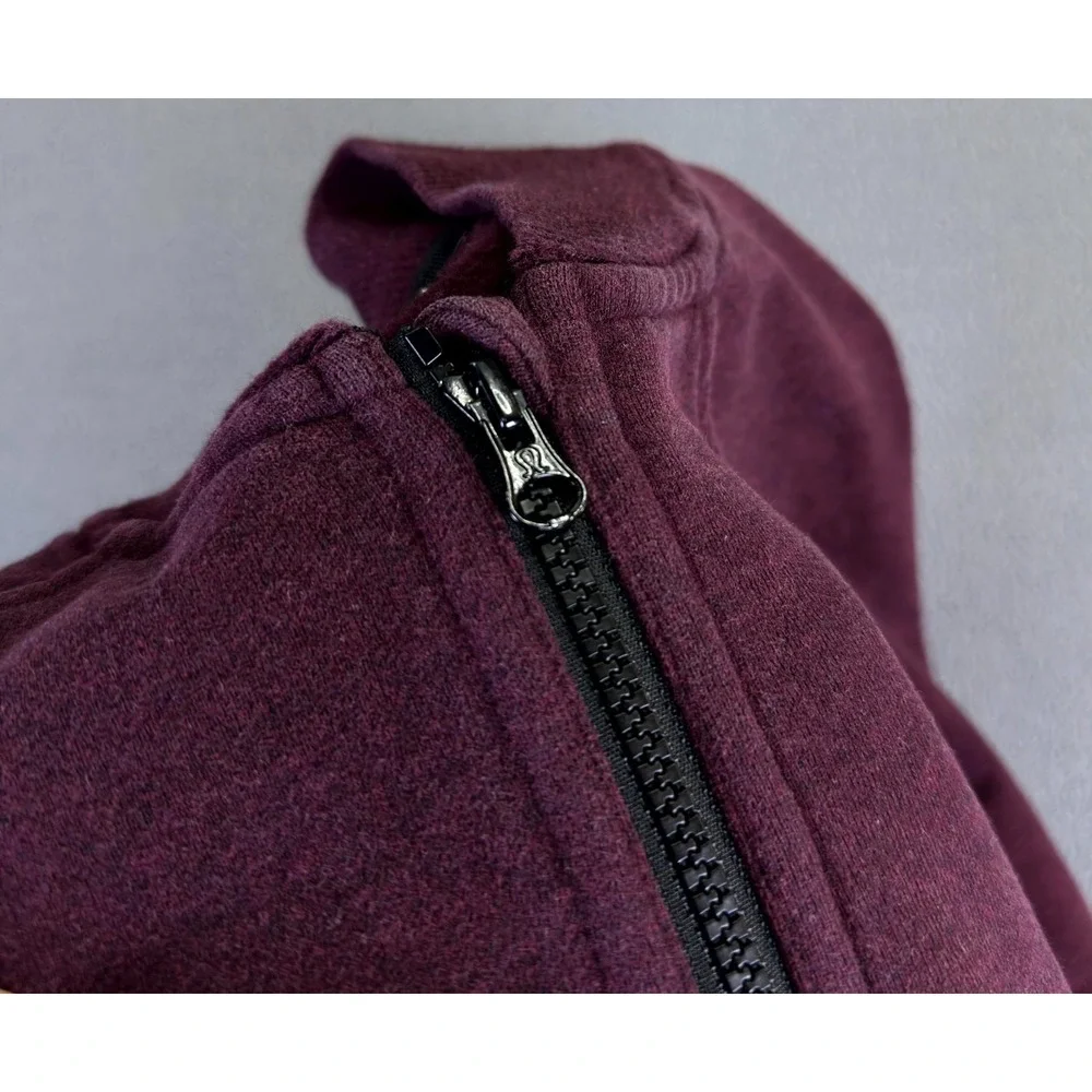 Lululemon Jacket Womens‎ 6 Red Heathered Bordeaux Drama Pleat To Street Bomber